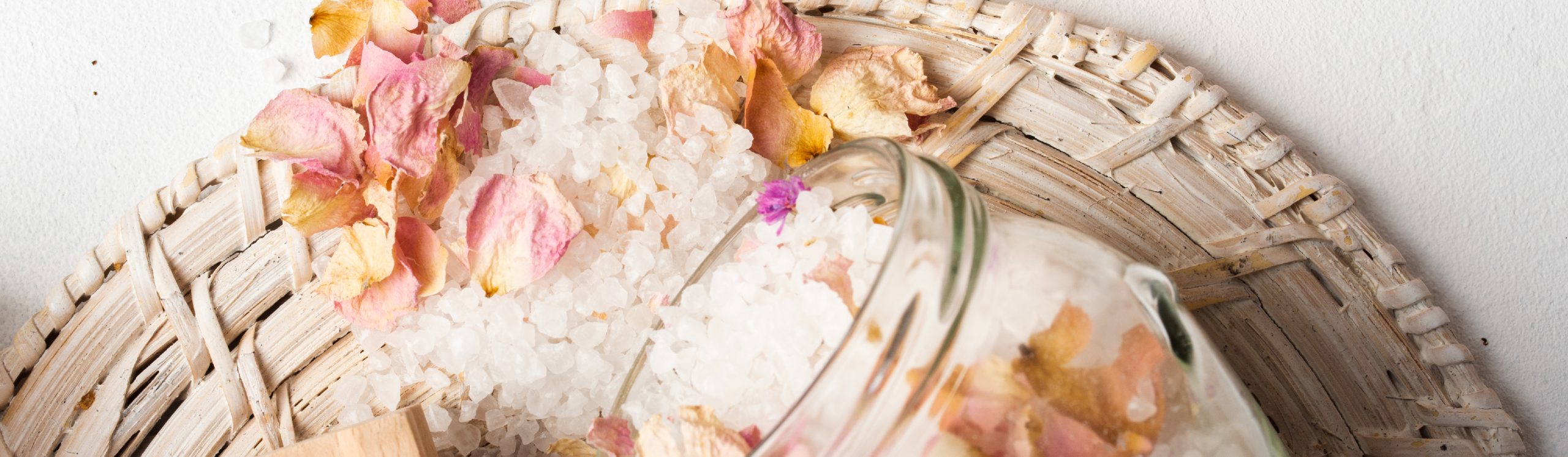 Bath salts flowers