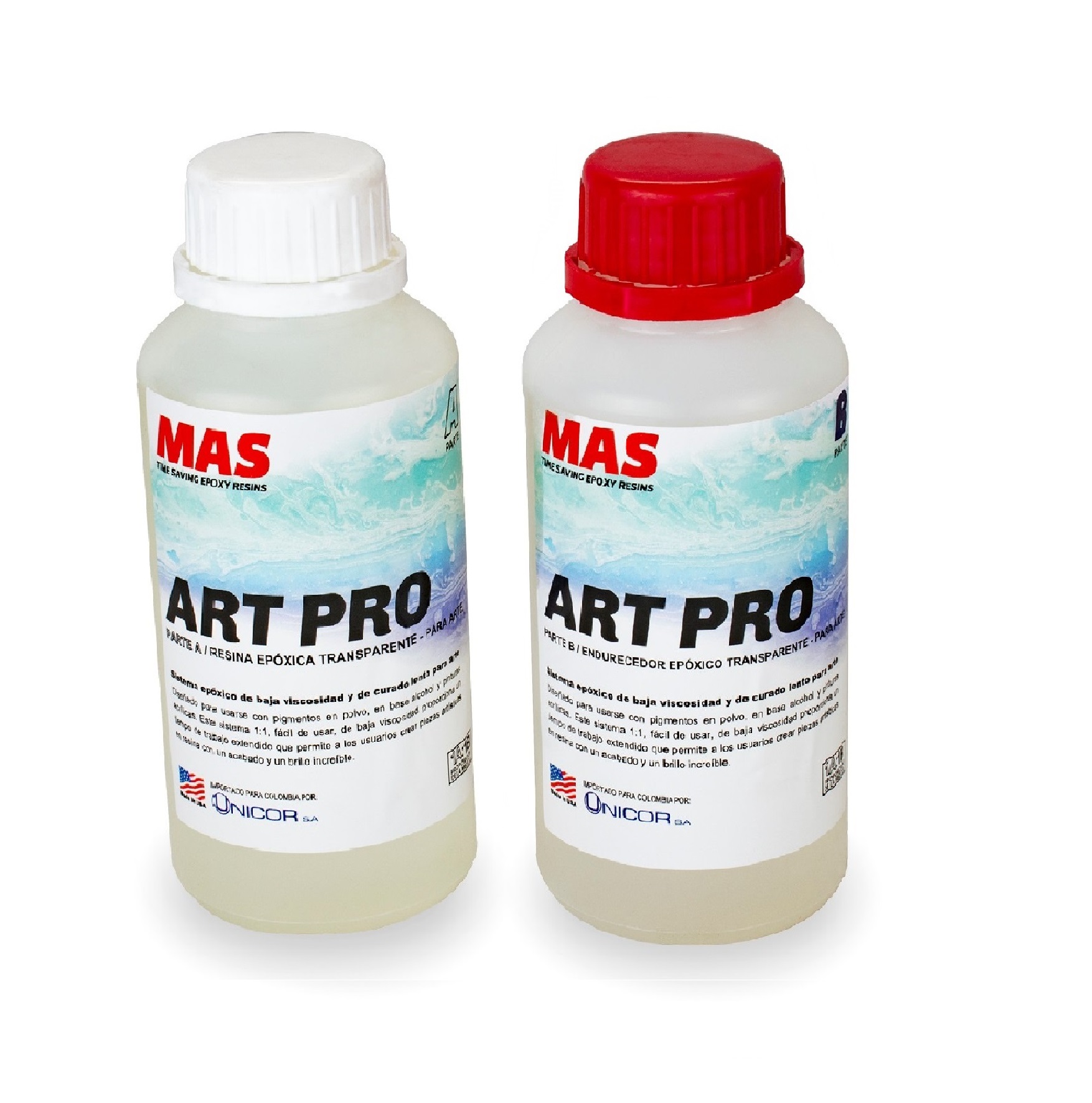 RESINA EPÓXICA ART PRO KIT X 1 Kg | Unicor S.A