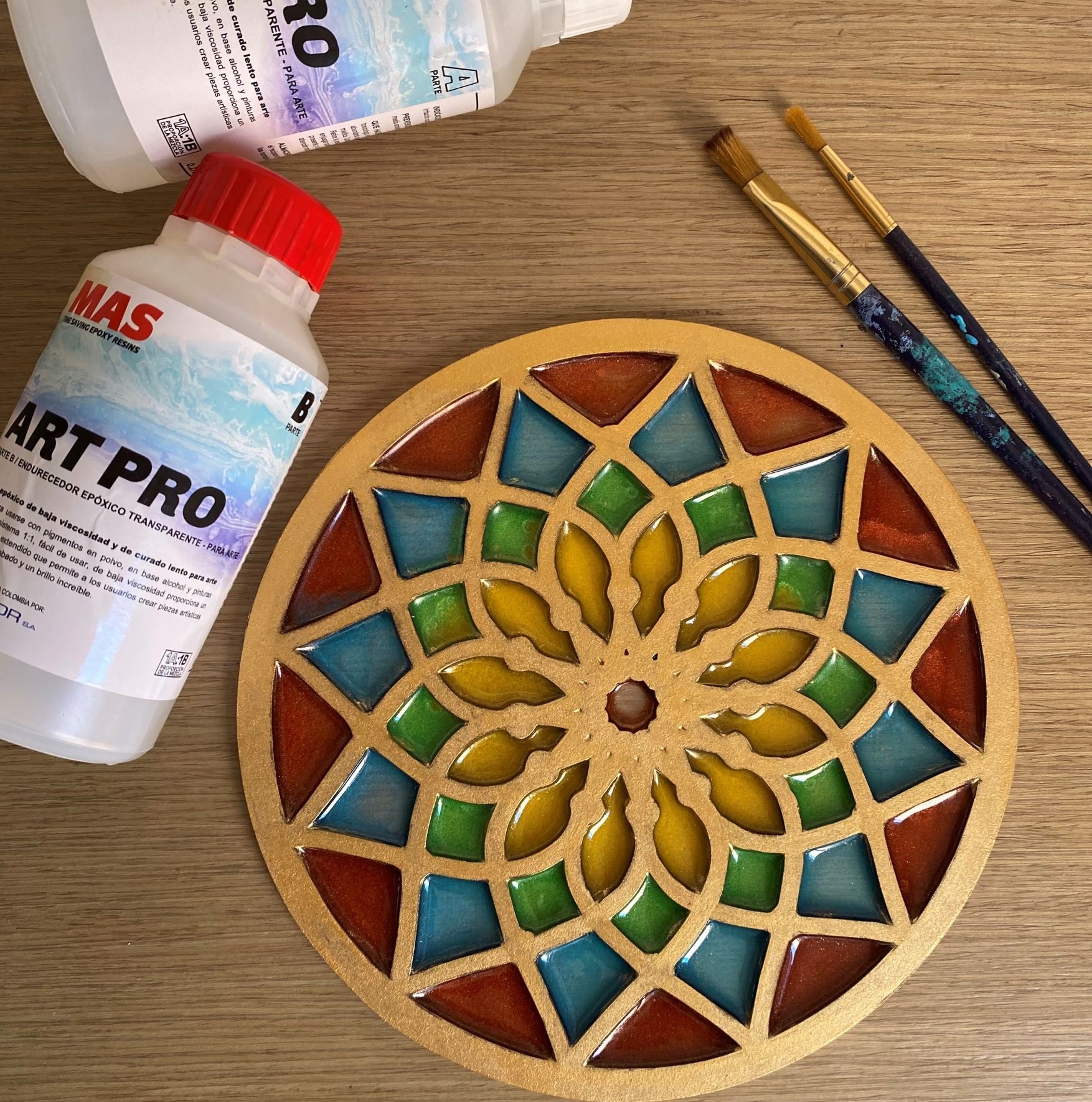 RESINA EPÓXICA ART PRO KIT X 500 g